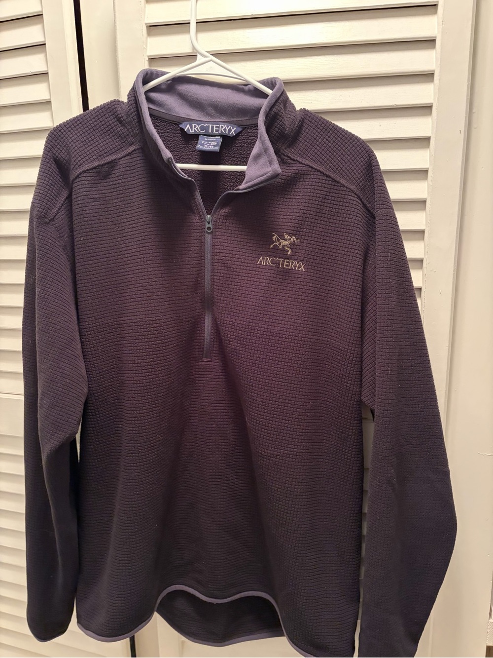 Arc'teryx Men's Gray Quarter-Zip Fleece Pullover Size XL